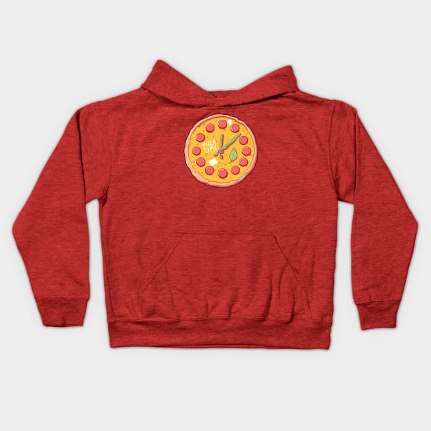 Pizza Time! Kids Hoodie by SLAG_Creative